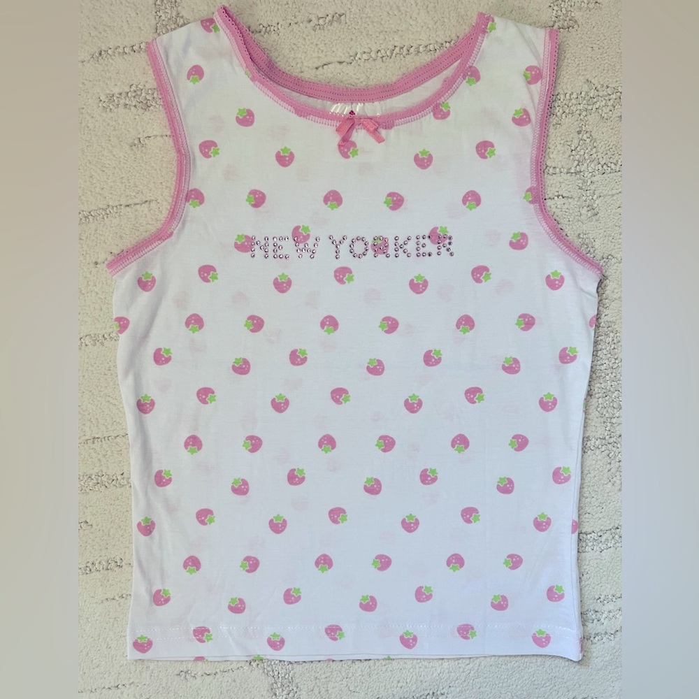 ORIGINAL ONE OF A KIND KIDS STRAWBERRY NY TANK